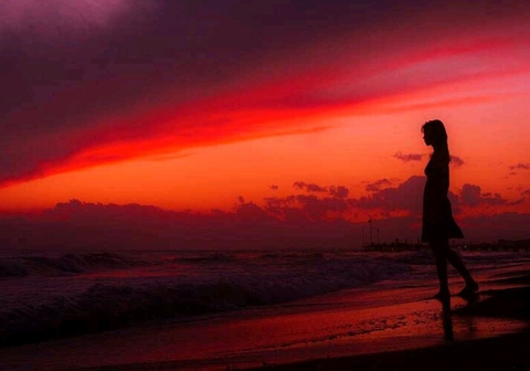 غروب افتاب