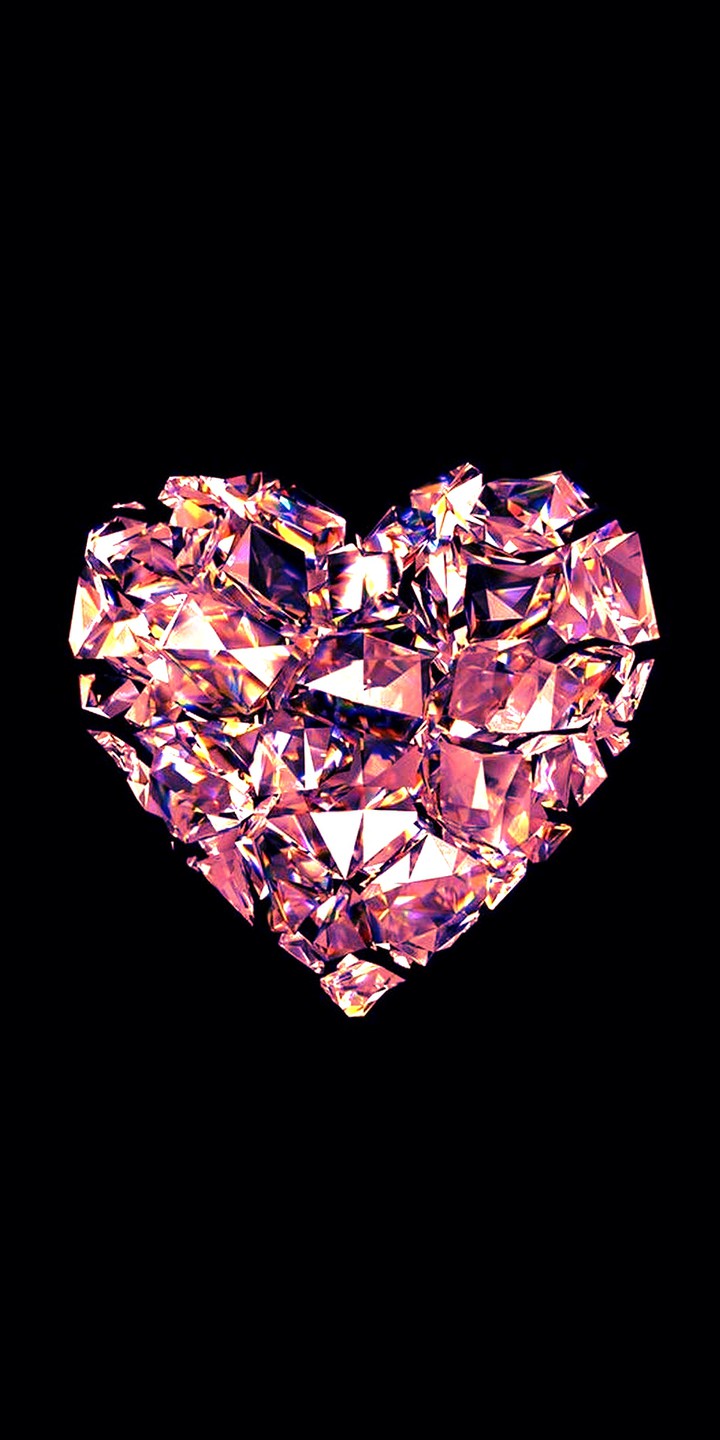 Gorgeous Mystic Fire Heart Dimond