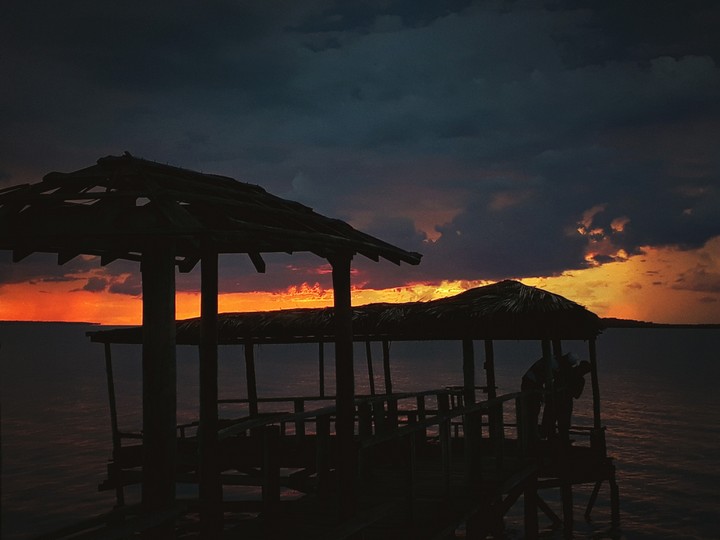 Por do sol do pier