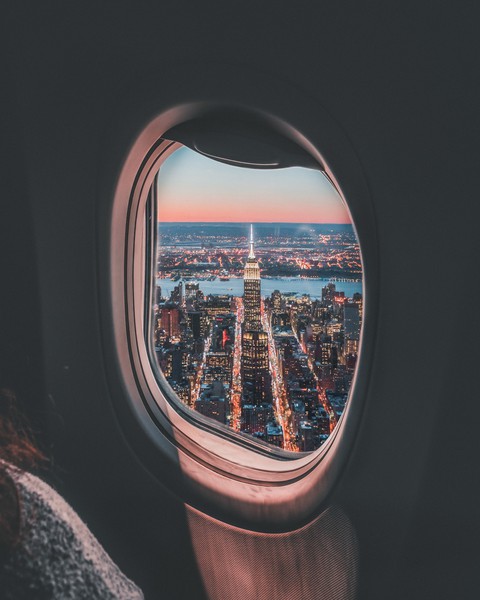 nyc from the aircraft