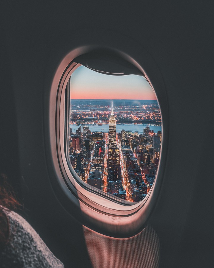 nyc from the aircraft
