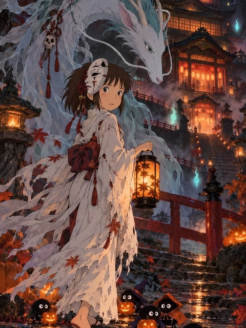 רקעים anime, night
