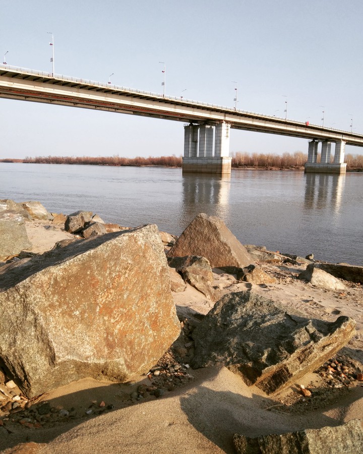 river and stones