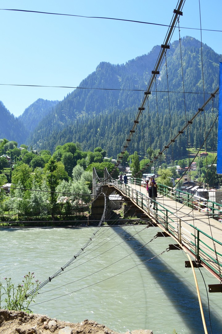 Bridge on river