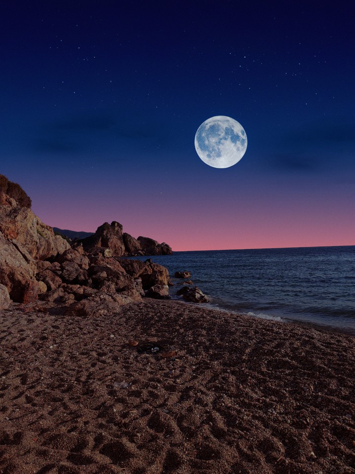 I and the moon
