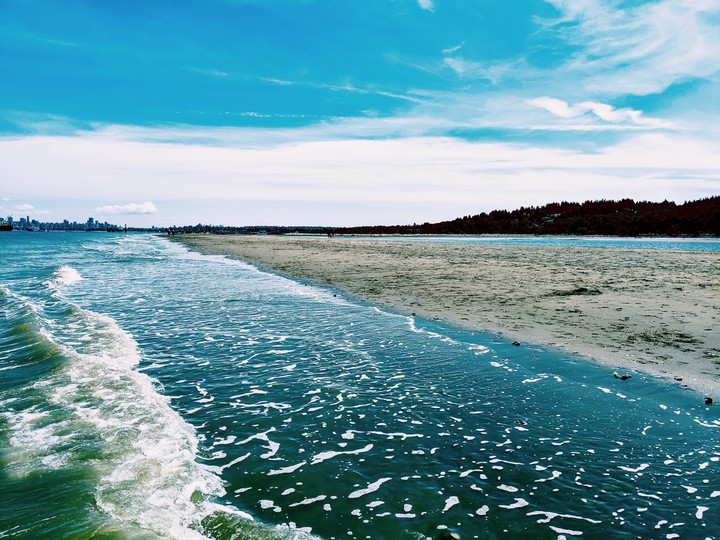 high tide
