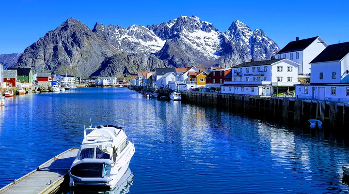 Henningsvaer Norwegen