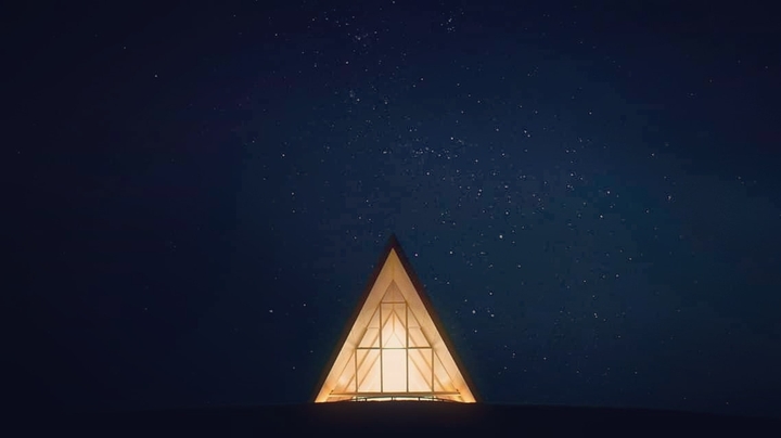 Pavilion under the stars