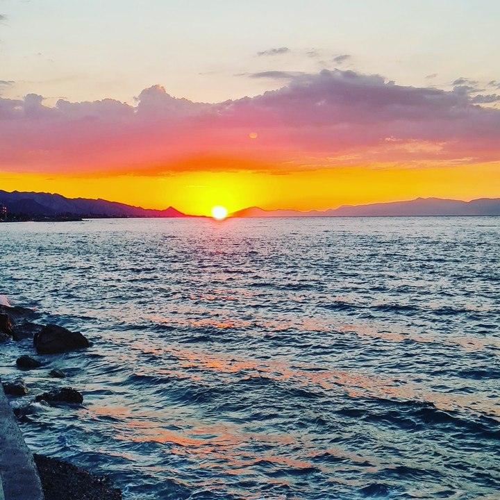 Sunset Xylokastro Greece
