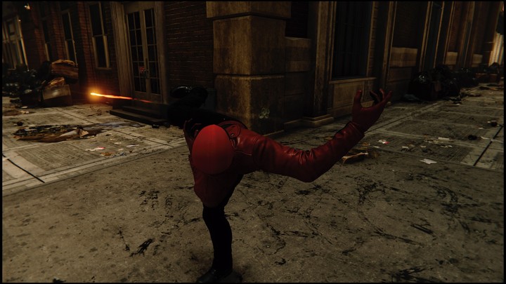 Marvel Spider-Man dodging bullet