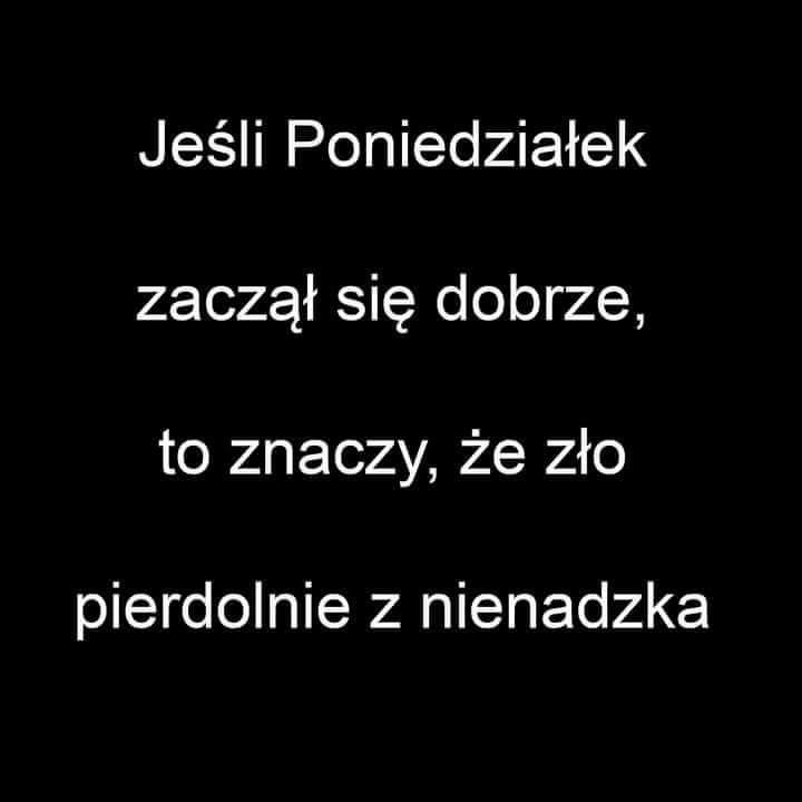 poniedziałek