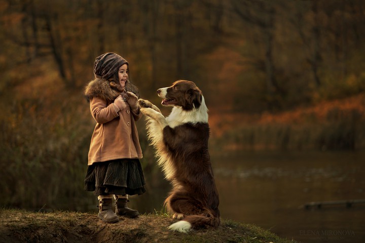 ❣ Sweet Child & Her Dog ❣