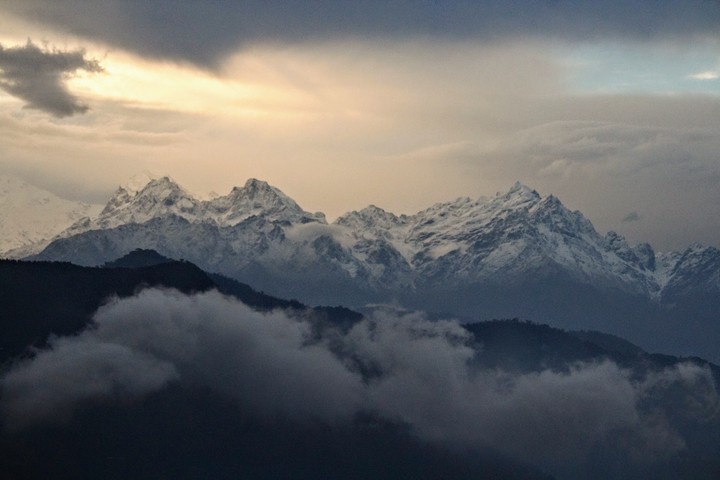 Himalaya Kanchenjunga mountains