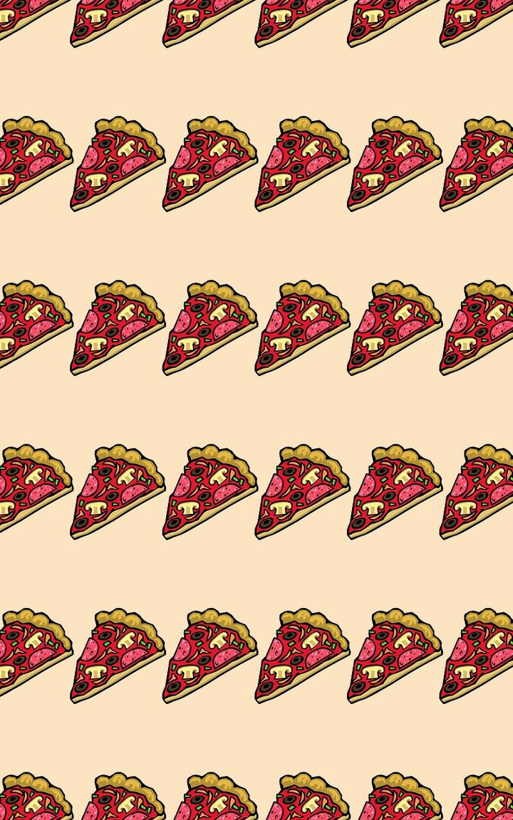 2D Pizza Background