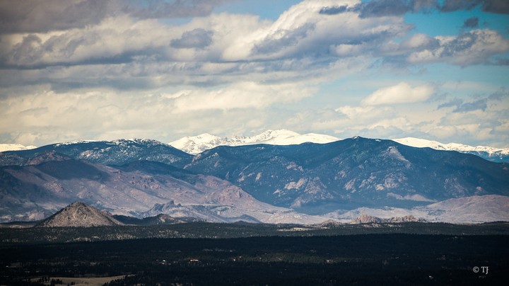 View from Pikes peak