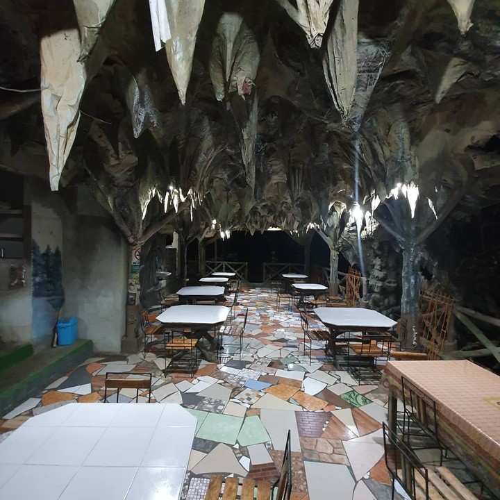 Cave inspired restaurant