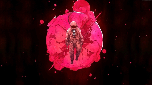 astronaut in the ocean