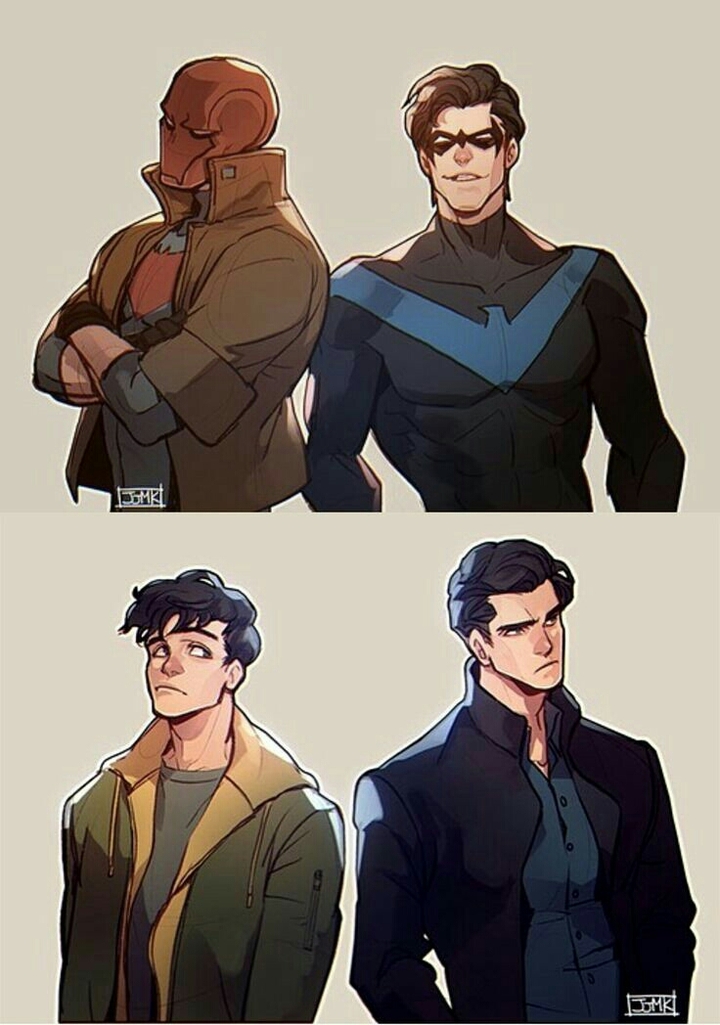 Red Hood and NightWing