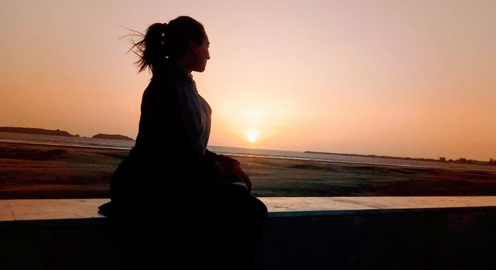 Sunset in beautiful Essaouira, Morocco