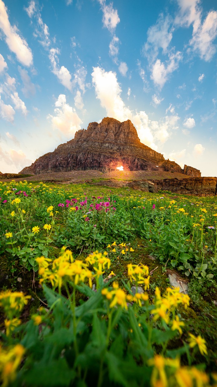 Sunrise in Glacier National Park