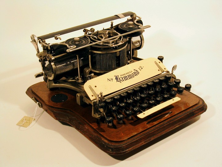 antique typewriter