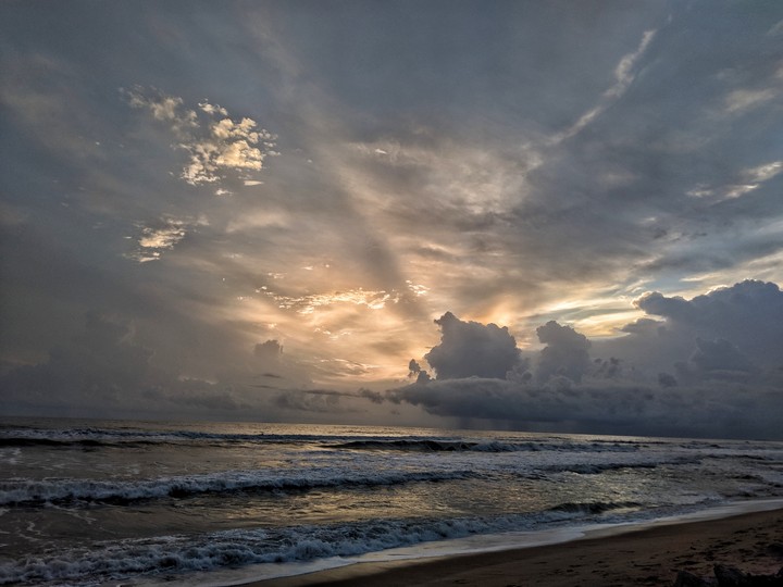 Sunset at Payyambalam Beach