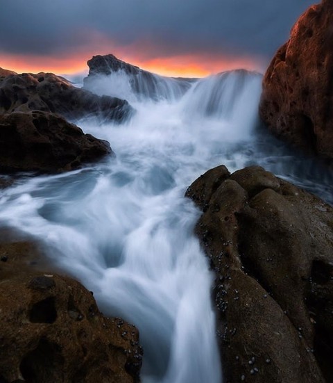 sfondi waterfall, watercourse