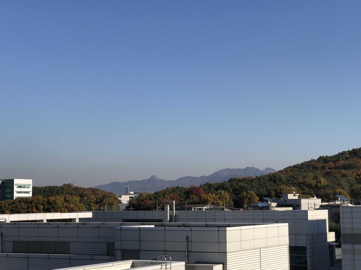 a clear sky after a long time
