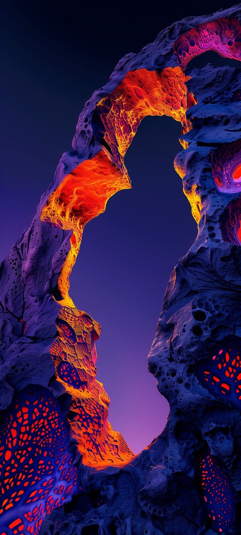 шпалери erosion, Orange