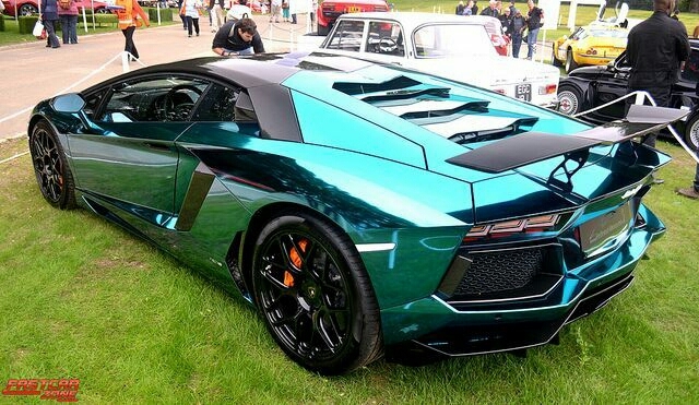 Lamborgini parked
