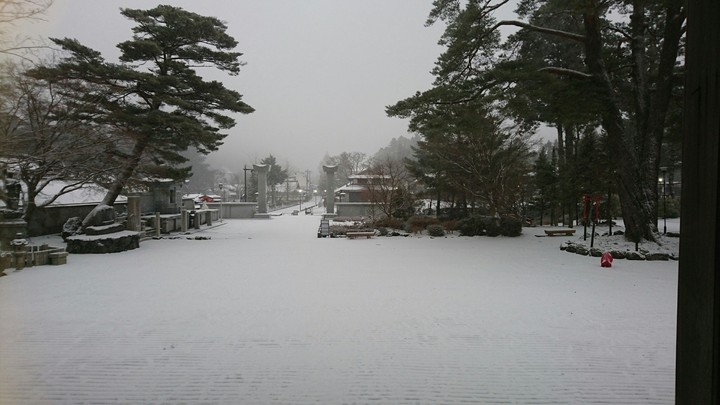雪の高野山