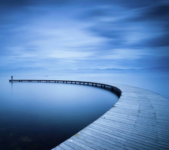 Blue water