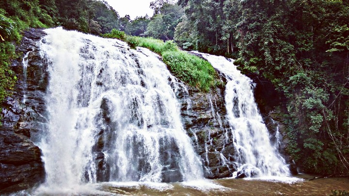 Water falls