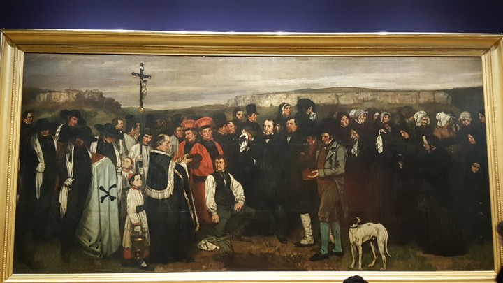 Gustave Conurbet, Un enterrementà Ornans