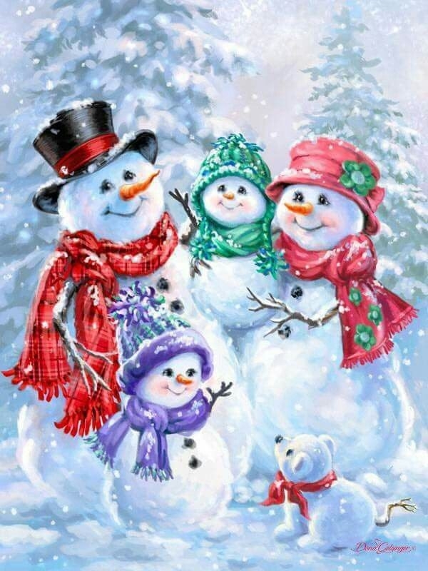 snowman family