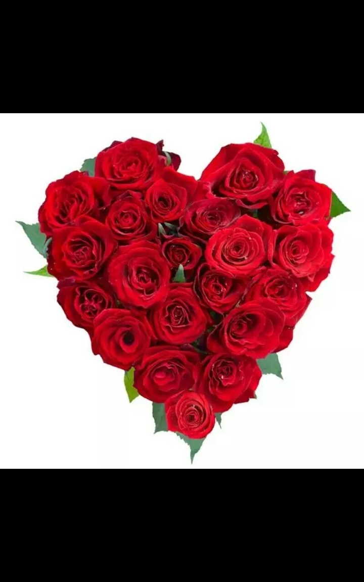 A heart of roses