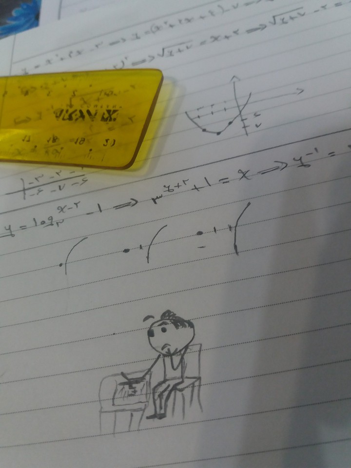 My painting is in the middle of writing math?