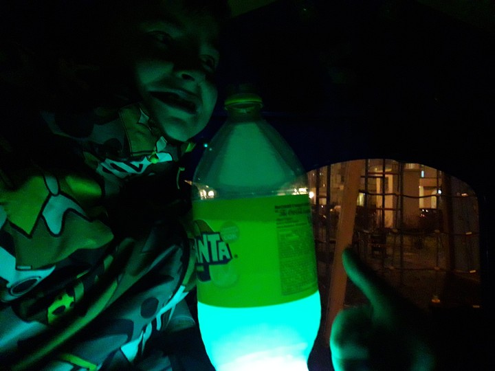 Luminous bottle