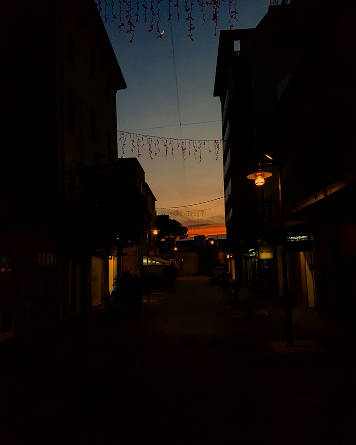 Alone in the darkness
