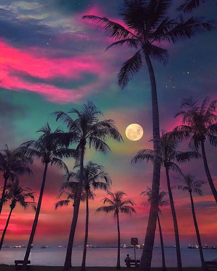 atardecer..