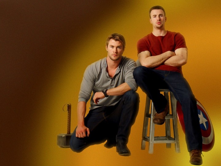 captain America with thor