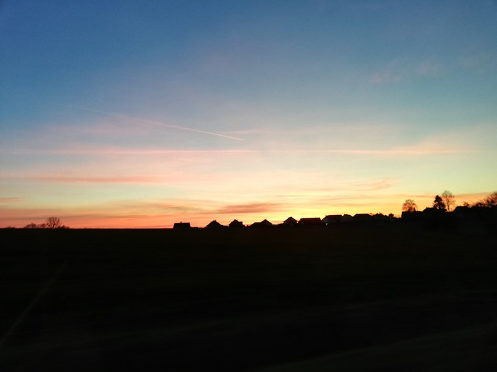 Sonnenuntergang in Hessen