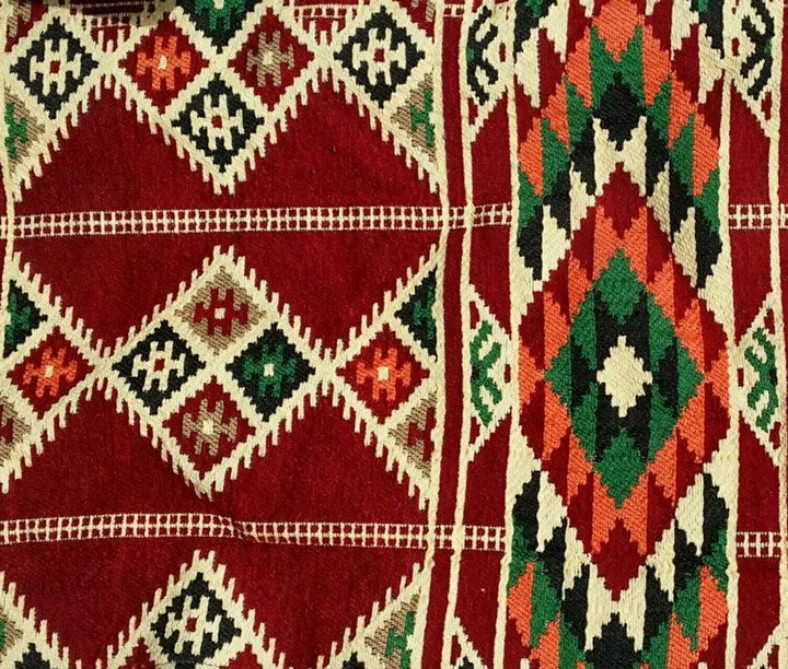 Traditional bedouin rug