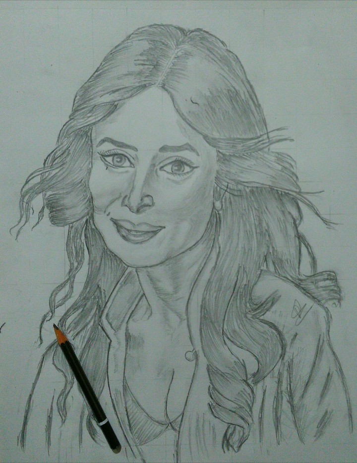 sketch of kareena kapoor