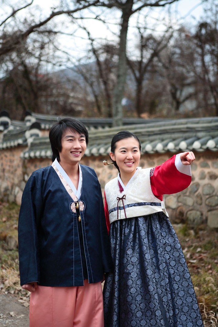 Couple in Korean Dress II