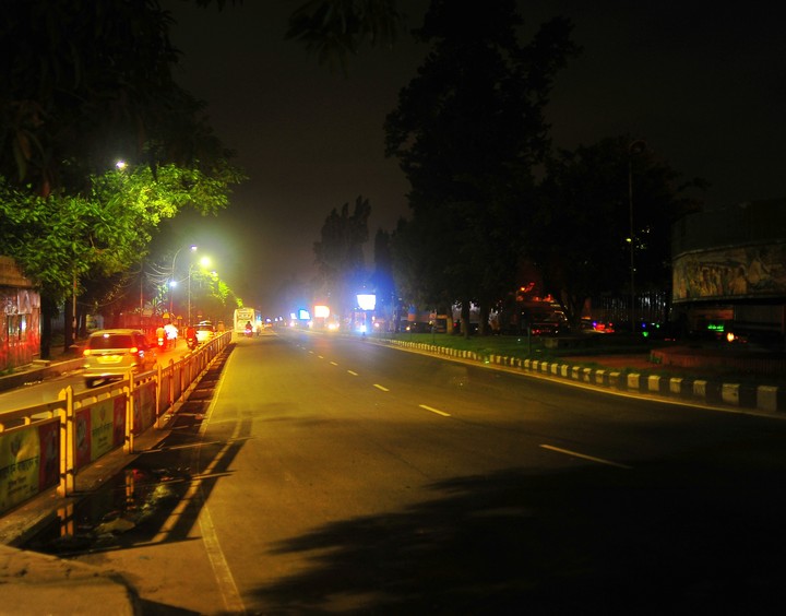 Midnight street.