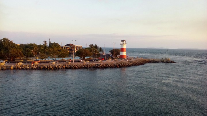 El Faro de la playa de Puntarenas, Costa Rica.