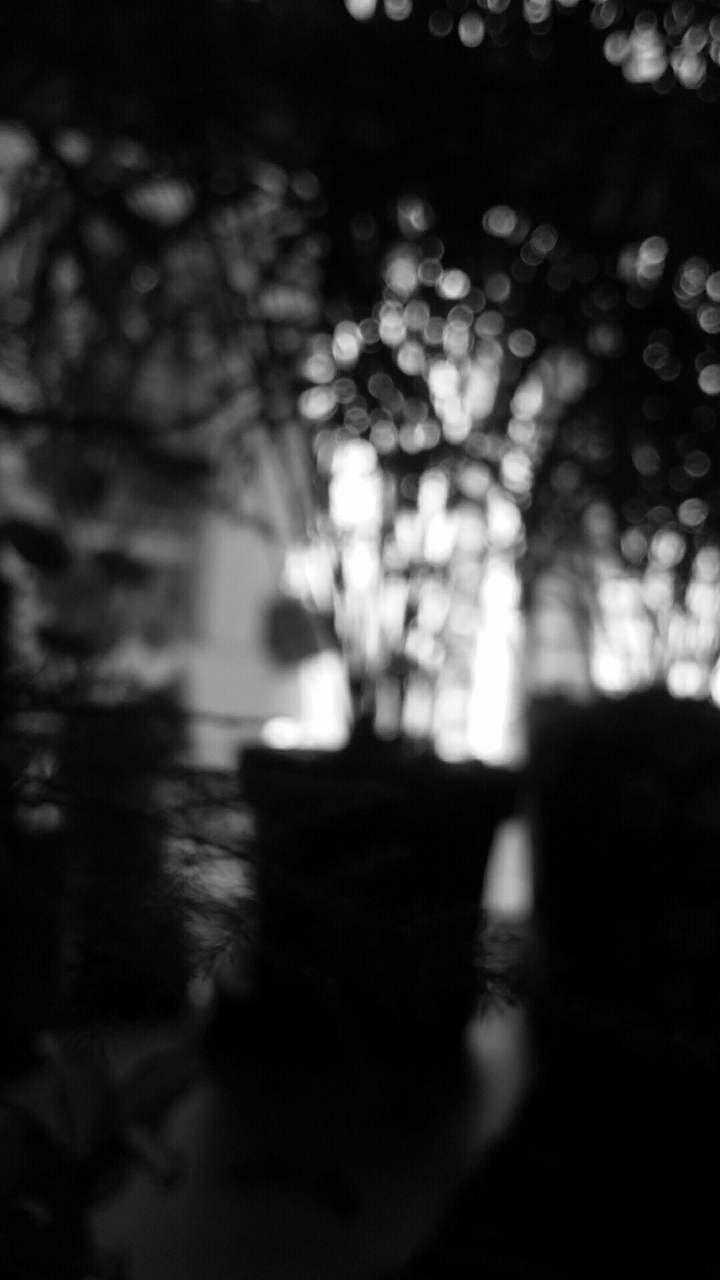 black and white