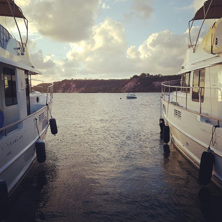 Two Boats... One Ocean