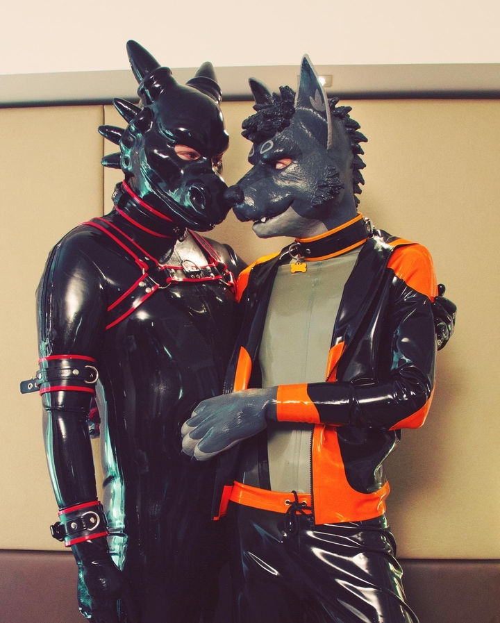 Rubber Dragon & Wolf